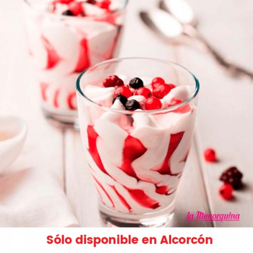 Copa de frutas del bosque