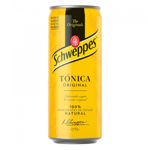 Tónica Schweppes lata 33 cl.