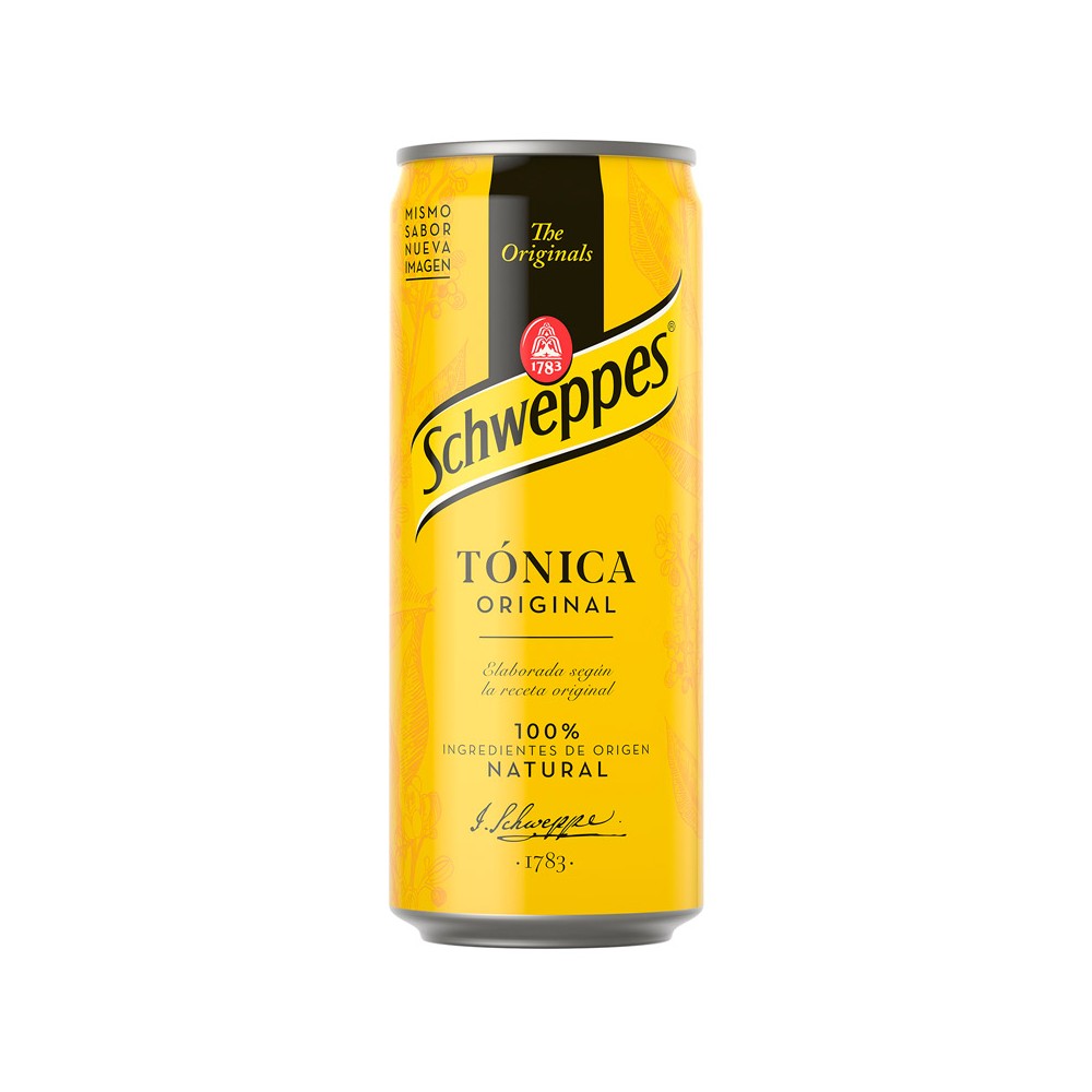 Tónica Schweppes lata 33 cl.