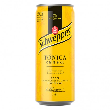 Tónica Schweppes lata 33 cl.
